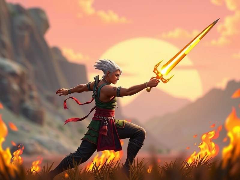 Flame Warrior Ace Game Screenshot